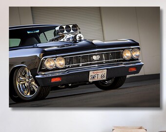 Chevrolet Canvas Car lover gift Chevrolet print, Automobile BMW Print Canvas, Garage Poster, Automotive Art, Supercar Canvas,Huge Canvas Art
