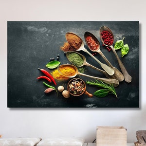 Cozinha Tríptico Colorido Cozinha Jantar, Decoração de Parede de Cozinha Conjunto de Arte de Parede Caindo na Água Cozinha Verdureiro Cortinas, Decoração de Restaurante