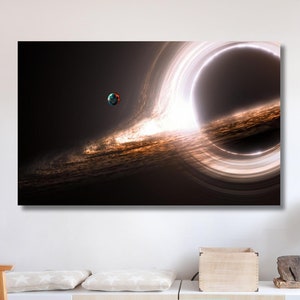 Black Hole Canvas, Space Canvas Wall Art, Space Telescope Images, Space Canvas, Space Telescope Images, Luxury Canvas Wall Art, Room Decor
