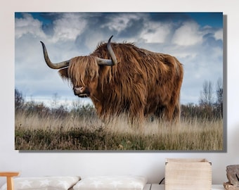 Longhorn Bull Tenda da doccia Highland Mucca Mulino a vento rustico Vintage in legno Farmouse Western