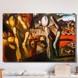 The Metamorphosis of Narcissus 1937 Salvador Dali Print Art, Salvador Dali,Salvador Dali Poster, Salvador Dali Canvas Wall Art,Home Decor