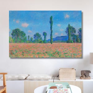 Claude Monet Galerie Kunst, Leinwand Poster Druck Wandkunst, Leinwand Wandkunst, handgemachtes Geschenk, Weihnachtsgeschenk, Geschenk für ihn ihre Kinder, besonderes Geschenk