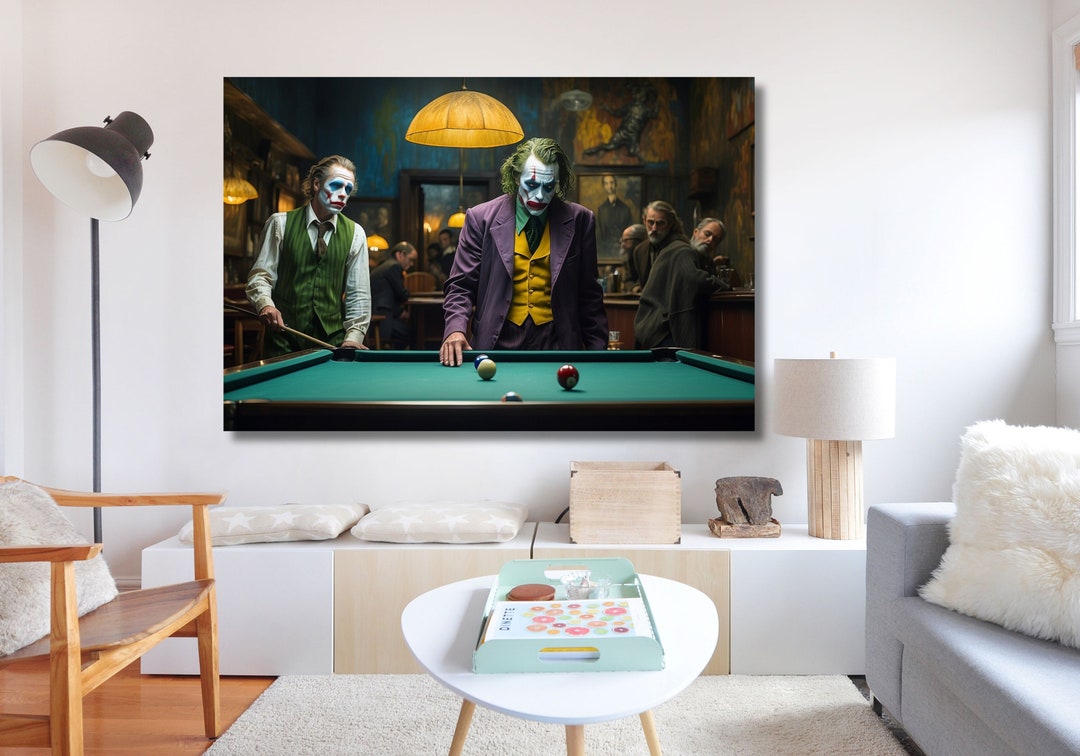 Joker Extra Large Wall Art, Artificial İntelligence, Joker Heath Ledger