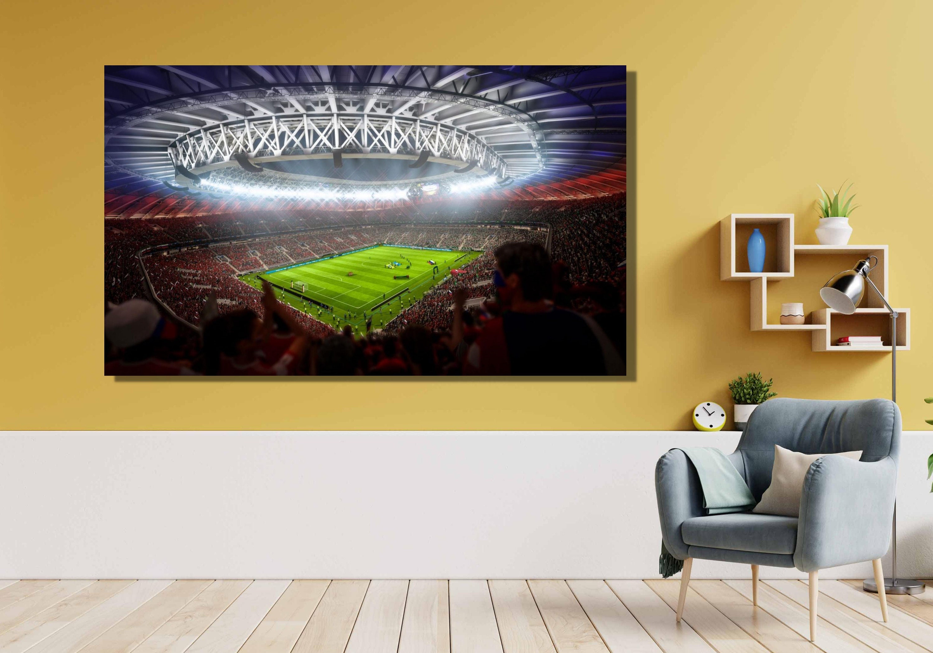 FIFA Football Stadium Pitch Sport Wall Mural Photo Wallpaper Kids Game ...