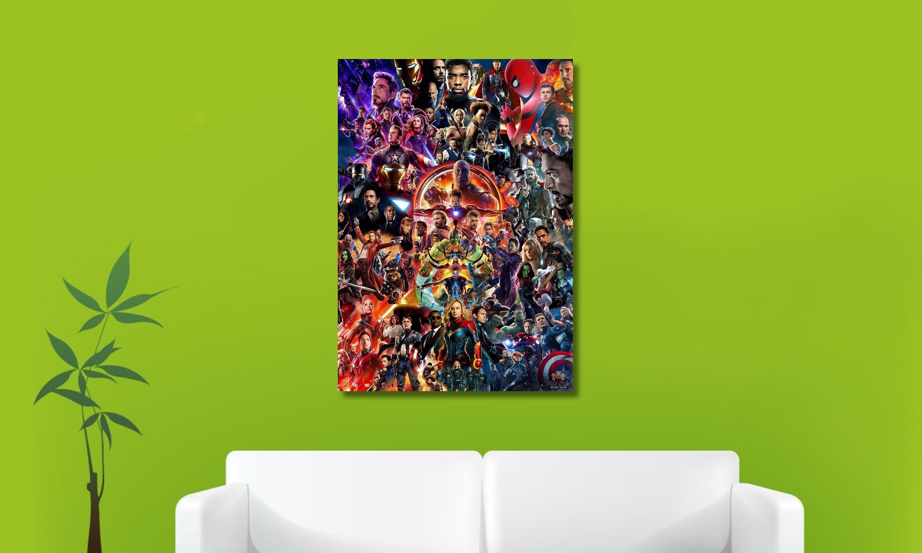 Avengers Iron Man Movie Poster Canvas Print, Wall Art , Home Decor ...