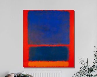 Mark Rothko Canvas,abstract Canvas Wall Art,rothko Reproduction