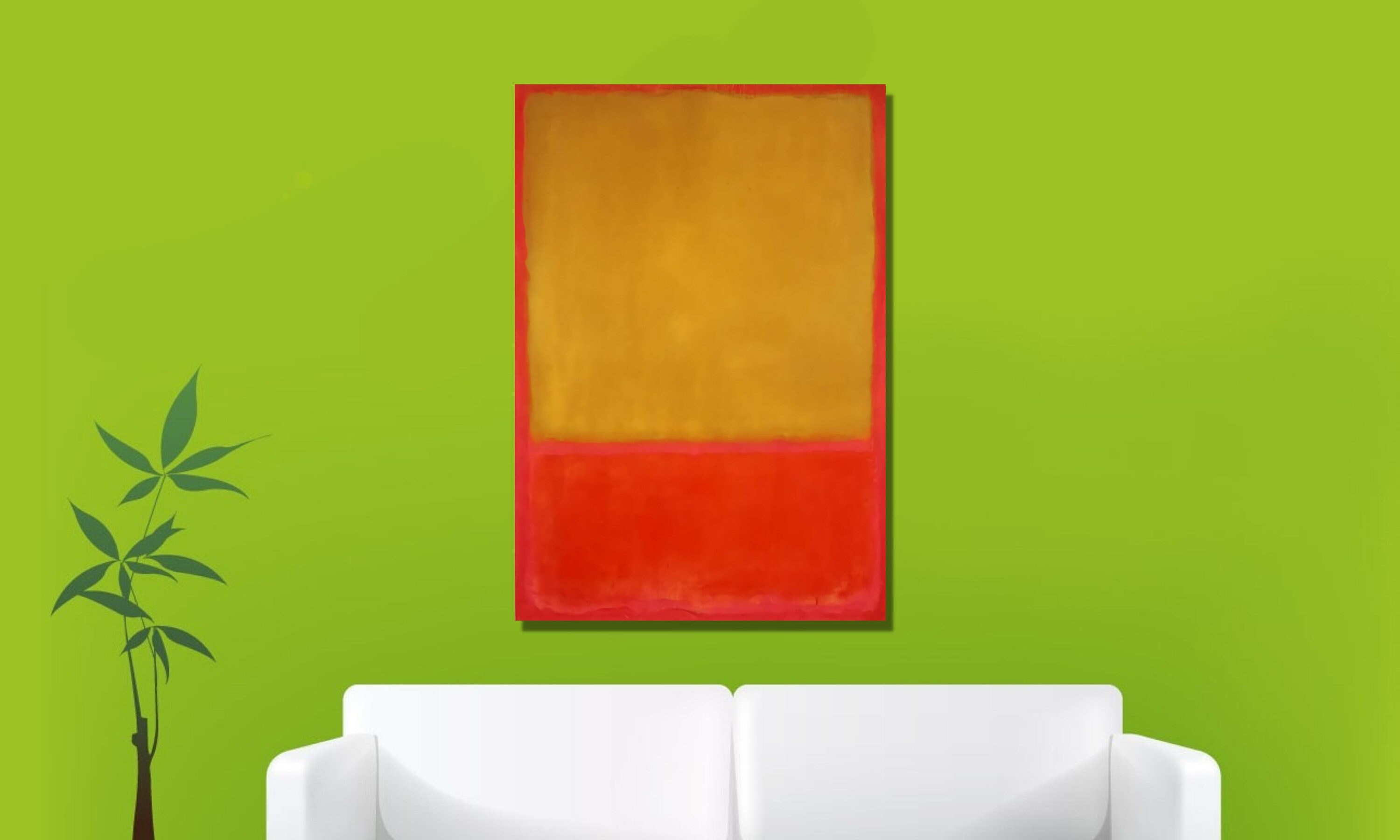 Gold Rothko Mark Rothko Canvas,rothko Reproduction Art,modern Expressionism ...