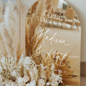 Wedding Welcome Sign | Gold Welcome Sign Wedding | Wedding Signage | Gold Mirror Welcome Sign | Wedding Reception Decor