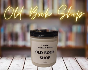 Old Book Shop Soy Wax Candle