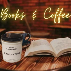 Books & Coffee Soy Wax Candle