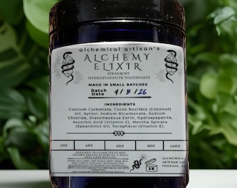 Alchemie Elixier Zahnpasta | Grüne Minze | Natürliche Mundpflege in kleiner Charge