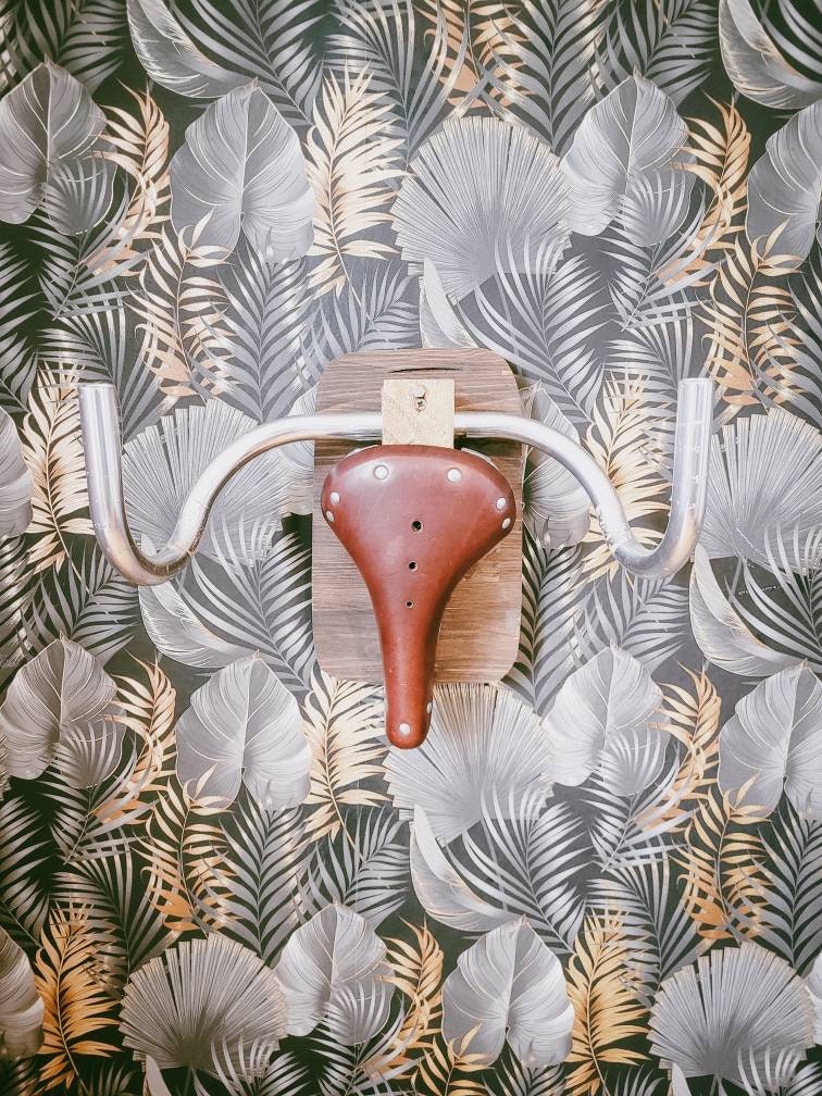 Vintage Deco Bike Holder Wall Mount . Vintage Bike Rack Deco Wall Mount ...