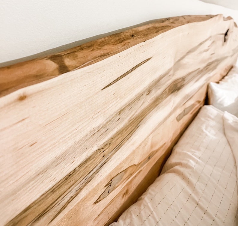 Gorgeous Ambrosia Maple Wood Headboard King Headboard Queen Headboard image 2