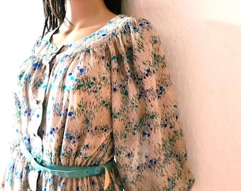Vero abito vintage anni '70 firmato Madouce originale degli anni '70