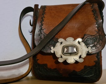 Navajo Hippie années 70 vintage cuir Boho sac des années 70