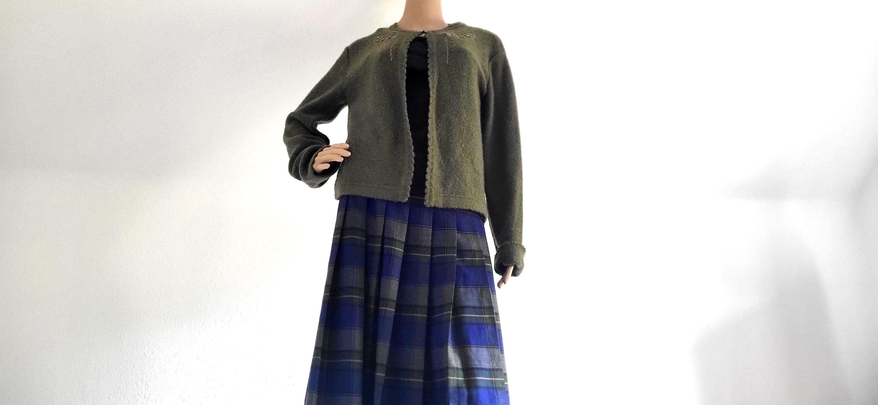 Vintage 70s Does 40s Mohair Cardigan 70s Cardigan Wool - Etsy
