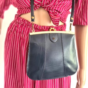 Vintage 80er Jahre crossover Schultertasche 80s Bag