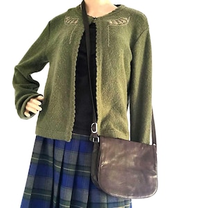 Vintage 80s Leather Bag 80s shoulder bag leather