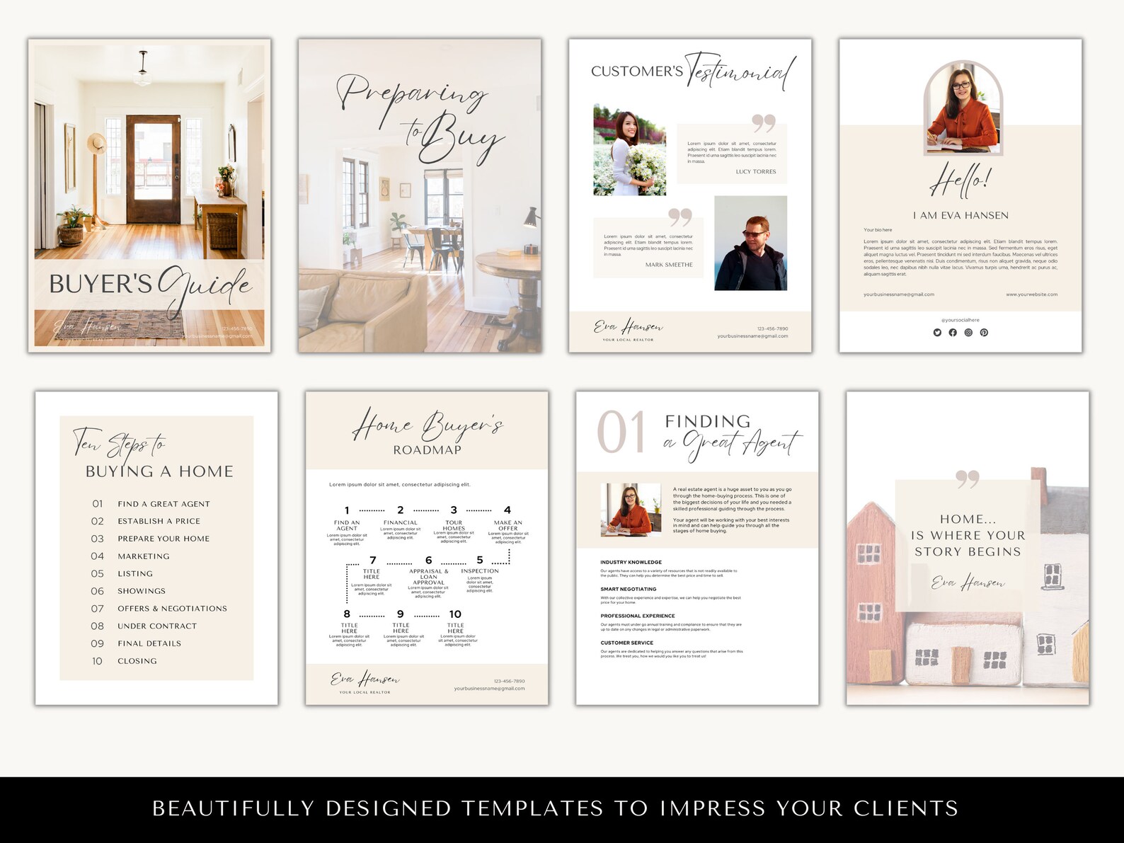 Real Estate Buyers Guide Template for Realtors Buyers Guide Etsy