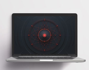 4K | Abstract Geometric Desktop Background Wallpaper - Gothic Tattoo Inspiration - For Macbook and Laptop