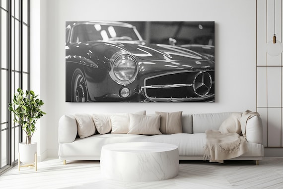 Targa Vintage Mercedes Benz - Metallica Retr&ograve; 30x40cm, Idea Regalo Auto