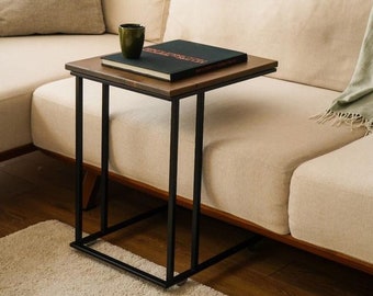 C Side Table, Living Room Decor, Rustic Coffee Table, Laptop Desk, Coffee Table For Divan, Living Room Decor