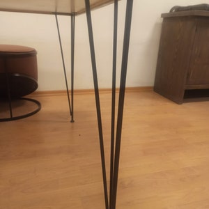 Hairpin Legs Set Of 4, Modern Coffee Table Legs, Adjustable Table Legs image 8