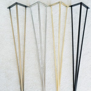 Hairpin Legs Set Of 4, Modern Coffee Table Legs, Adjustable Table Legs image 10