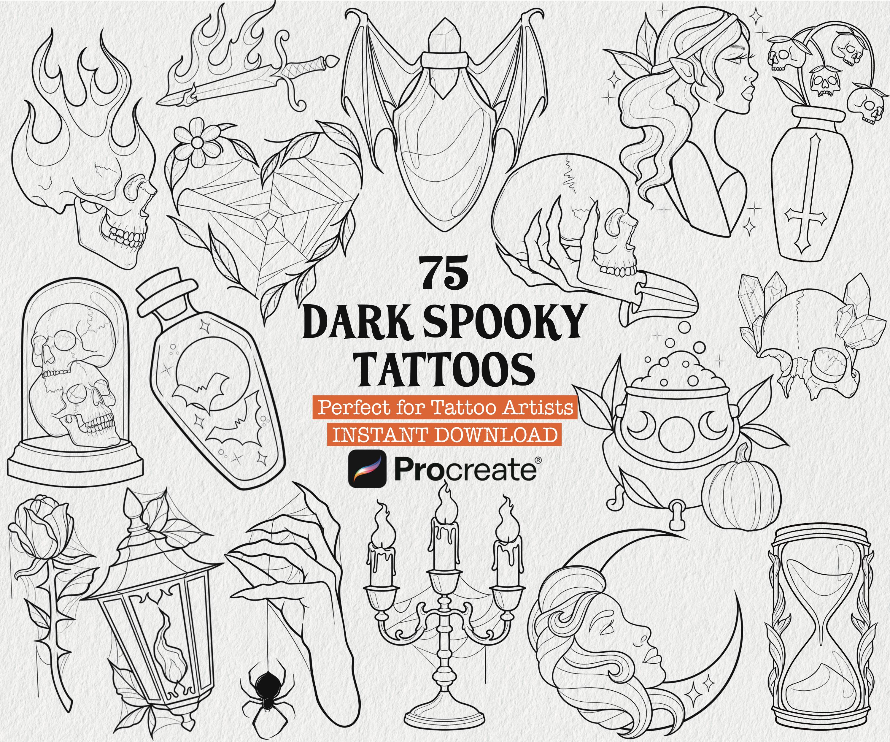 Spooky Tattoo Ideas for Women