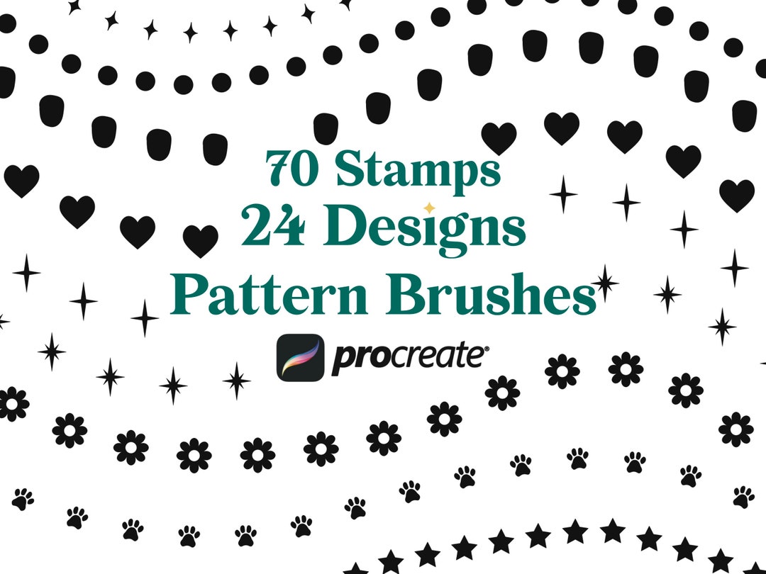 Procreate Pattern Brush Set Decorative Brush Set Ornamental Brush Procreate Pattern Brush Set Decorative Brush Set Ornamental Brush