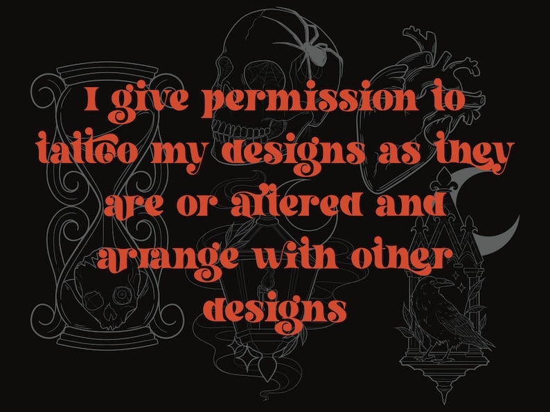 75 Gothic Tattoo Designs PNG Files | Witchy Tattoo Designs | Goth ...