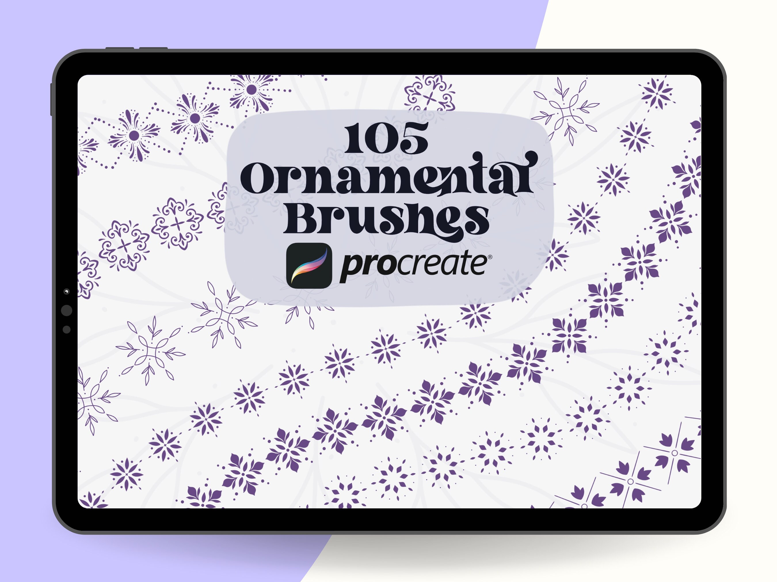 105 Ornamental Tattoo Brushes Procreate | Ornamental Stamps | Mandala ...