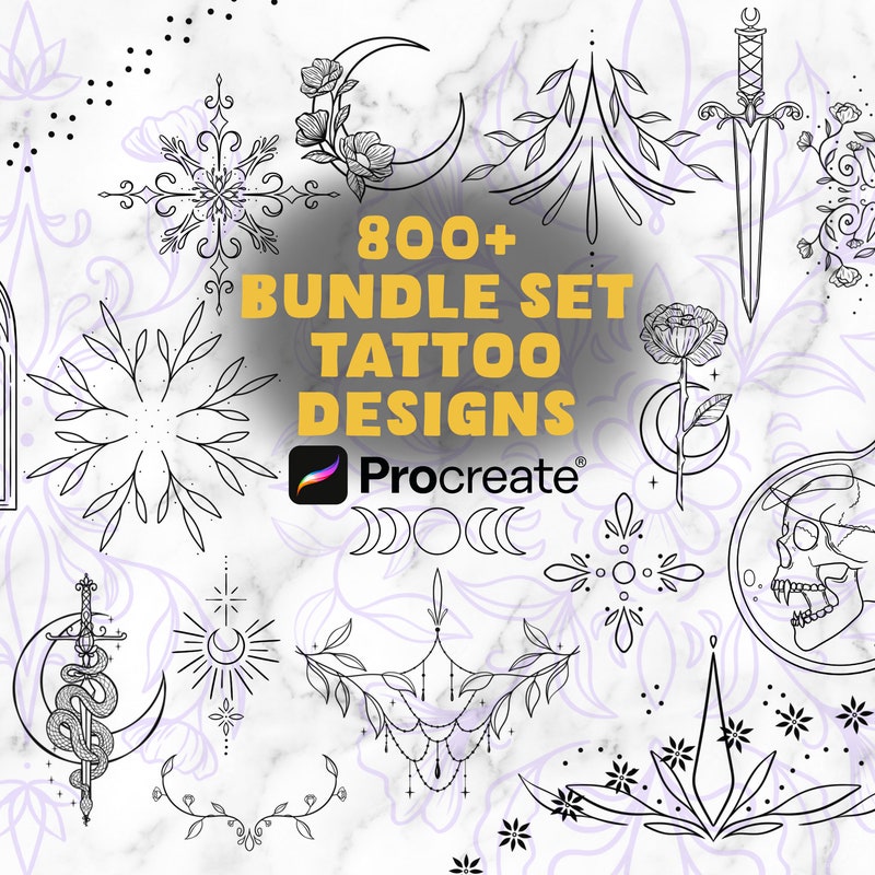 Thigh Tattoo Stencils - Etsy