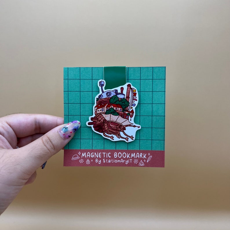 Studio Ghibli Magnetic Bookmarks, totoro, ponyo, howl's moving castle, spirited away, Kiki, magnetic bookmarks, books Howl 2