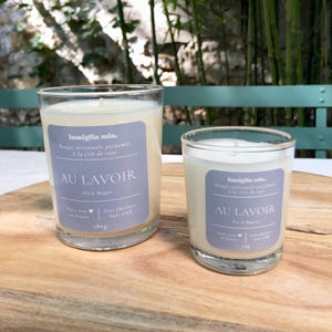 At the washhouse (Pine & Lily of the Valley) - Handmade scented candle, made from 100% natural soy wax
