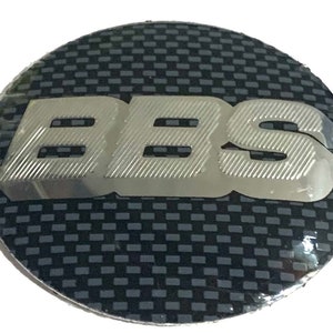 Set of 4 BBS 55mm Self Stick Domed Wheel Caps