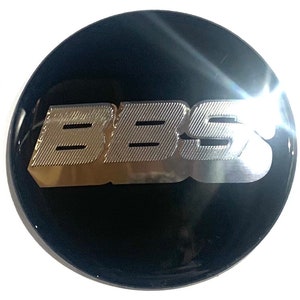 Set of 4 BBS 65mm Self Stick Domed Wheel Caps