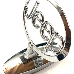 Jep Hood Ornament Selfstick Adhesive Metal Emblem Badge