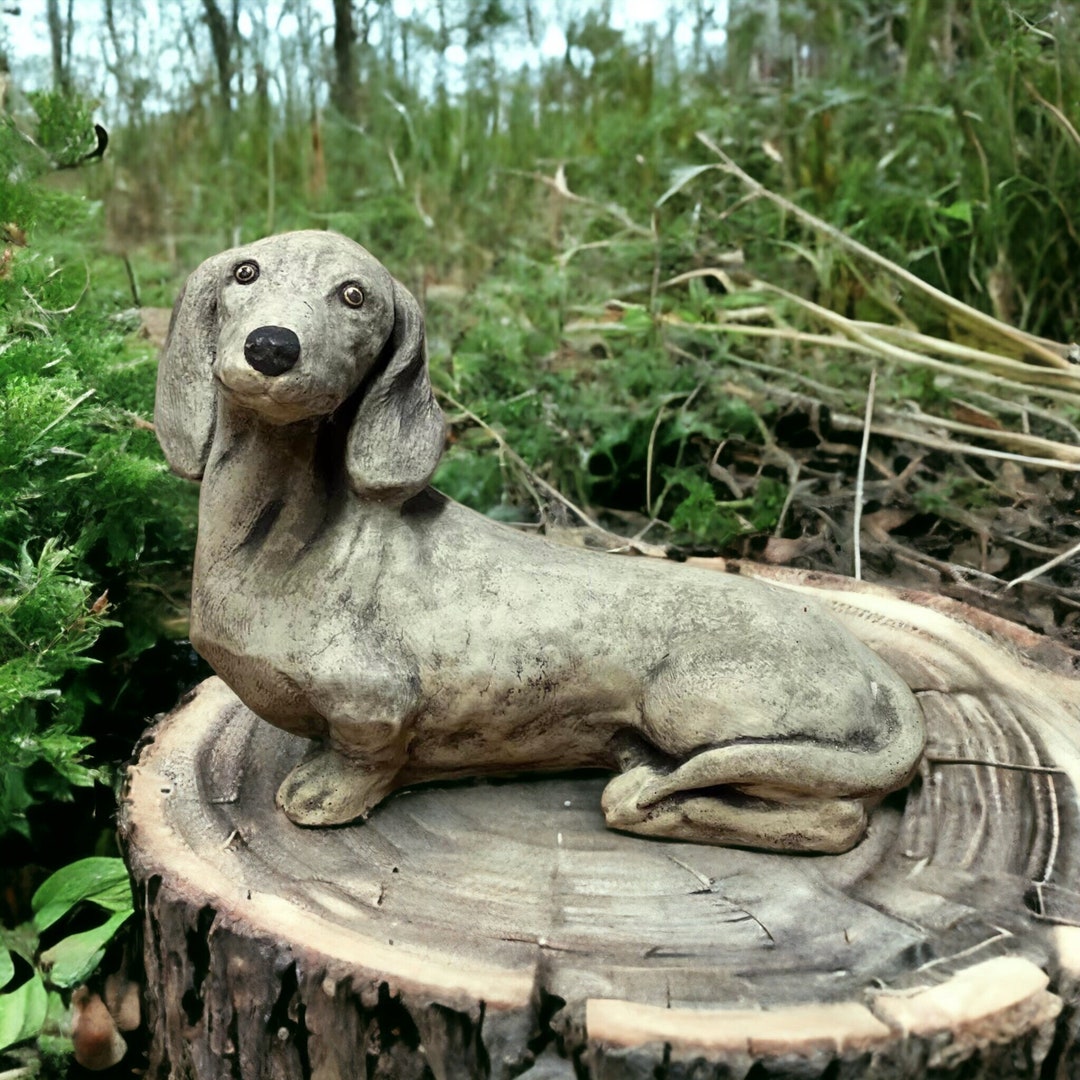 Realistic Dachshund Memorial Stone Detailed Dachshund Dog Etsy