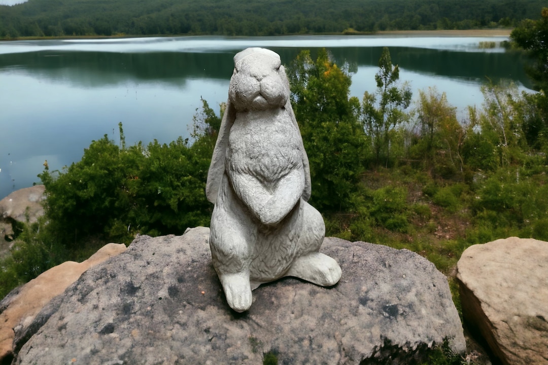 Sew Realistic Rabbitears Realistic Long Ears Rabbit Statue Detailed Bunny Garden - Etsy