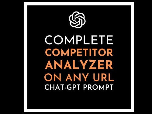 Chatgpt Prompt Competitor Analysis On Any Url Chat Gpt Prompt Website Chatgpt Prompt Competitor Analysis On Any Url Chat Gpt Prompt Website