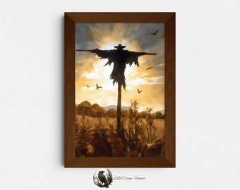 Jeepers Creepers Watercolor Painting, Cult Horror Movie Wall Art, B Movie Classic Film Poster, Horror Lover Gift Idea, Horror Room Decor