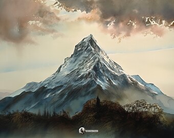 絵画 Lone Mountain CraigHergert_LonePeakAerial_41