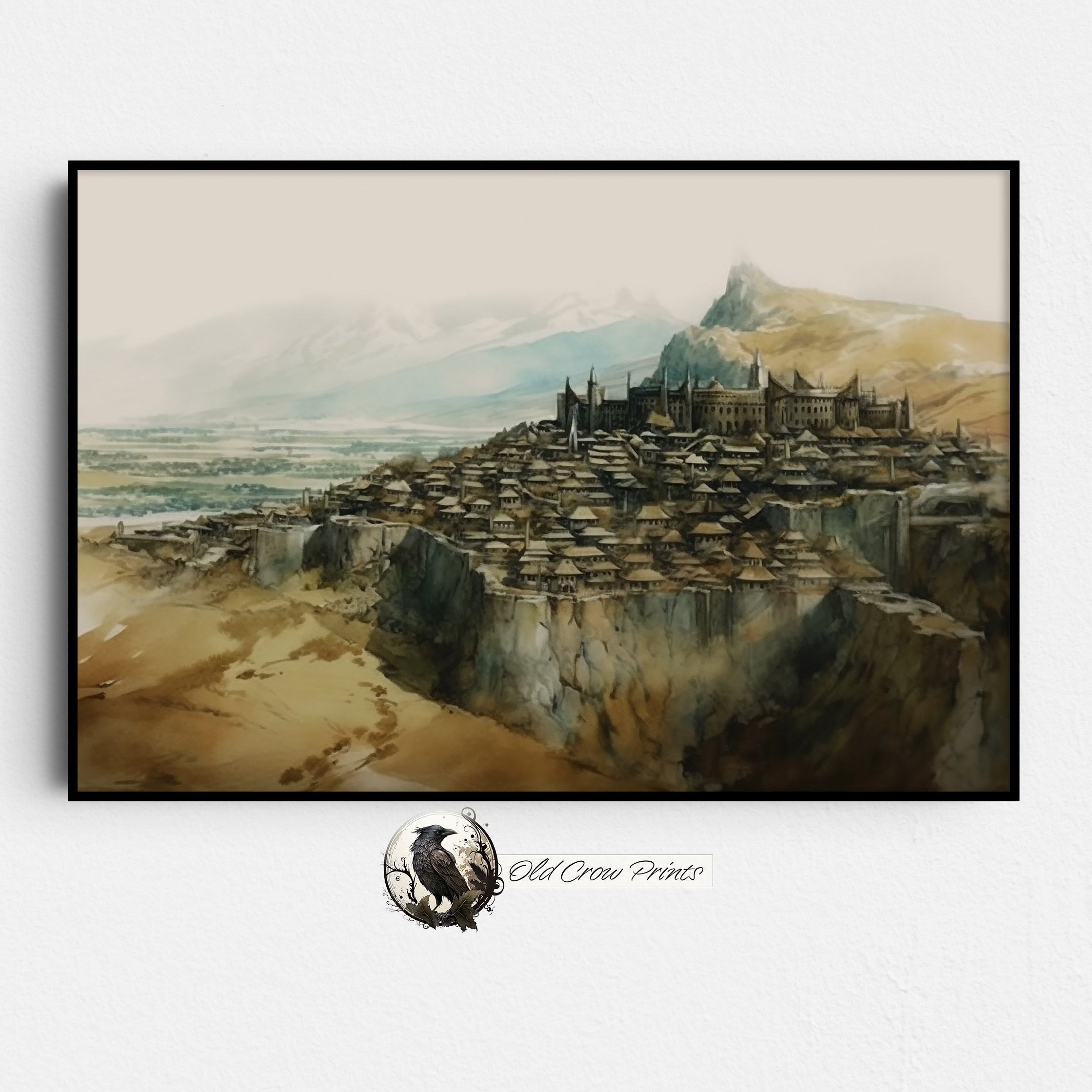 Rohan Landscape Painting, the Lord of the Rings Art, Fantasy Art, Jrr ...