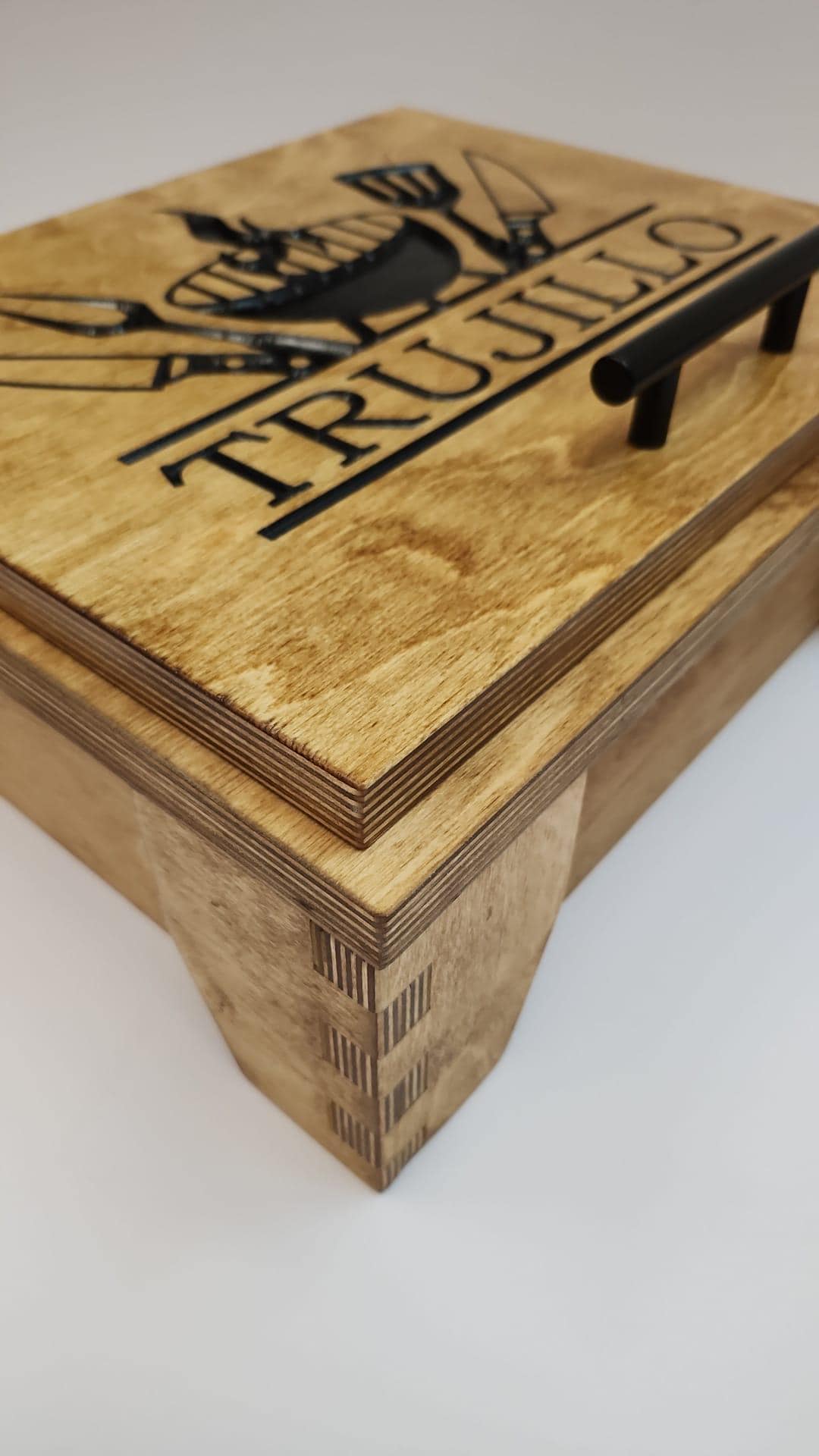 BBQ Warmer Box – Custom Engraved BBQ Box | Gift for Dad, BBQ Teams & Grill Masters | Fathers Day Gifts | Gifts for Him