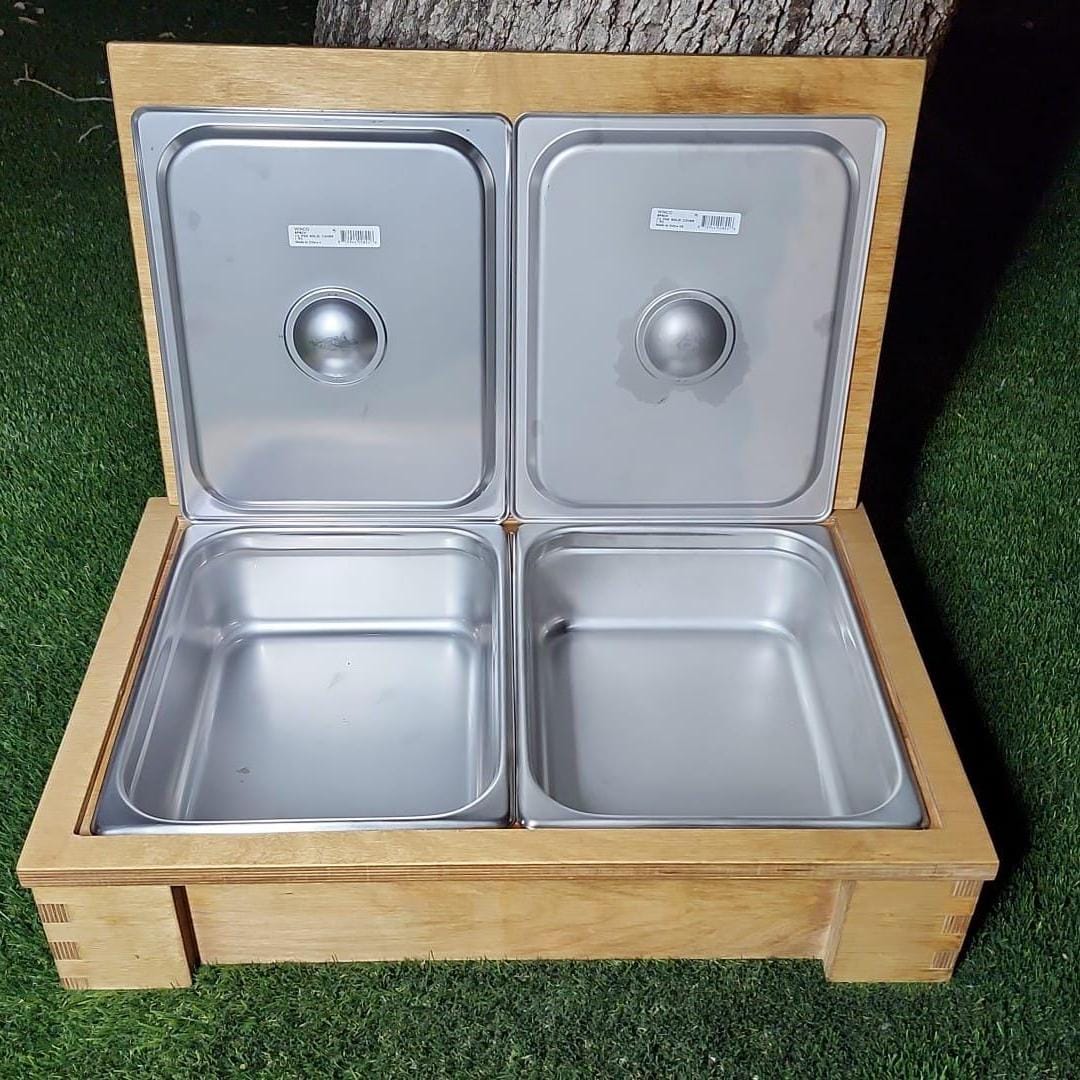 BBQ Warmer Box – Custom Engraved BBQ Box | Gift for Dad, BBQ Teams & Grill Masters | Fathers Day Gifts | Gifts for Him