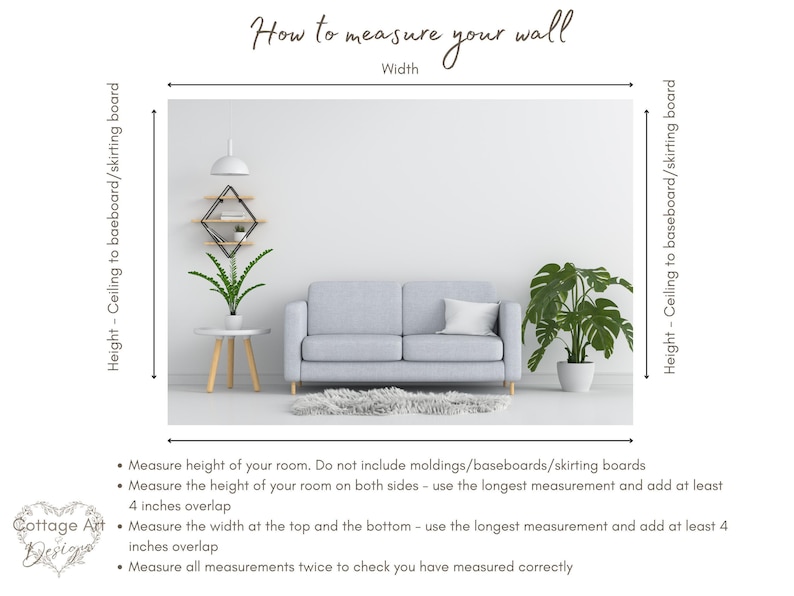 A slide showing you how to prepare your walls for your new wallopaper: fill, lightly sand, prime and wipe.