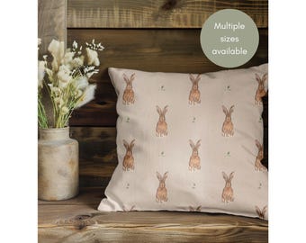 Kaninchen Kissen, Hase Kissen, Wald Dekor, süßes Häschen Kissen, Kinderzimmer Dekoration, Geschenk für Kaninchen-Liebhaber, Einweihungsgeschenk, Baby-Dusche-Geschenk