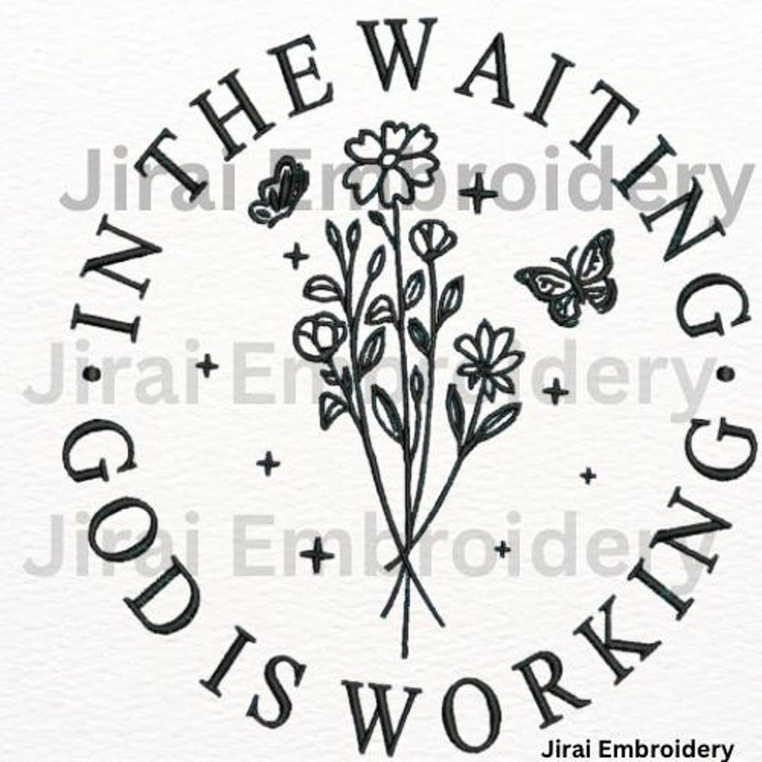 Christian Embroidery File |faith Embroidery Design | Machine Embroidery ...