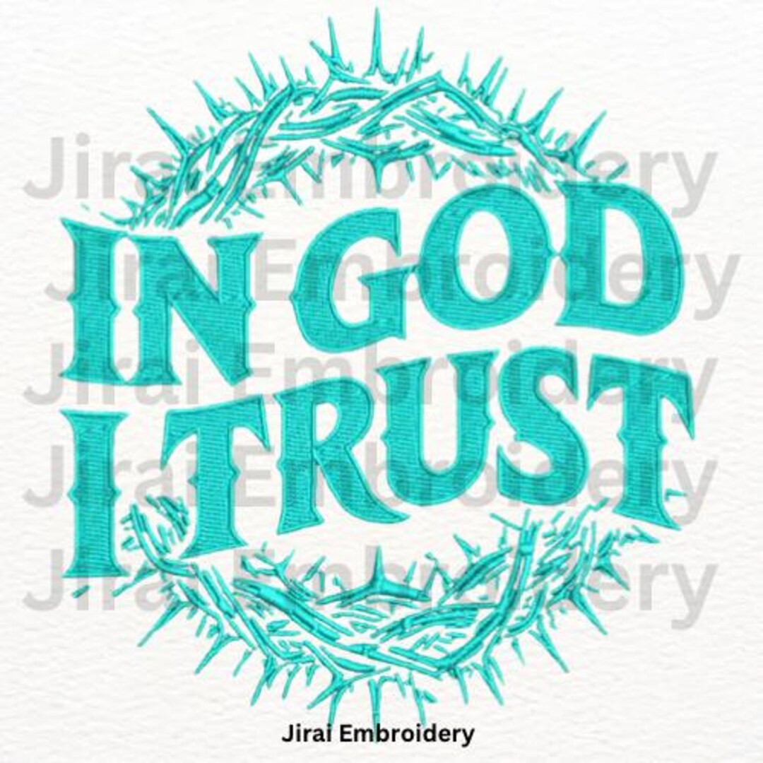 Christian Embroidery File Design | Machine Embroidery Pattern| Faith ...